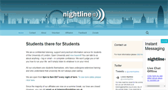 Desktop Screenshot of nightline.org.uk